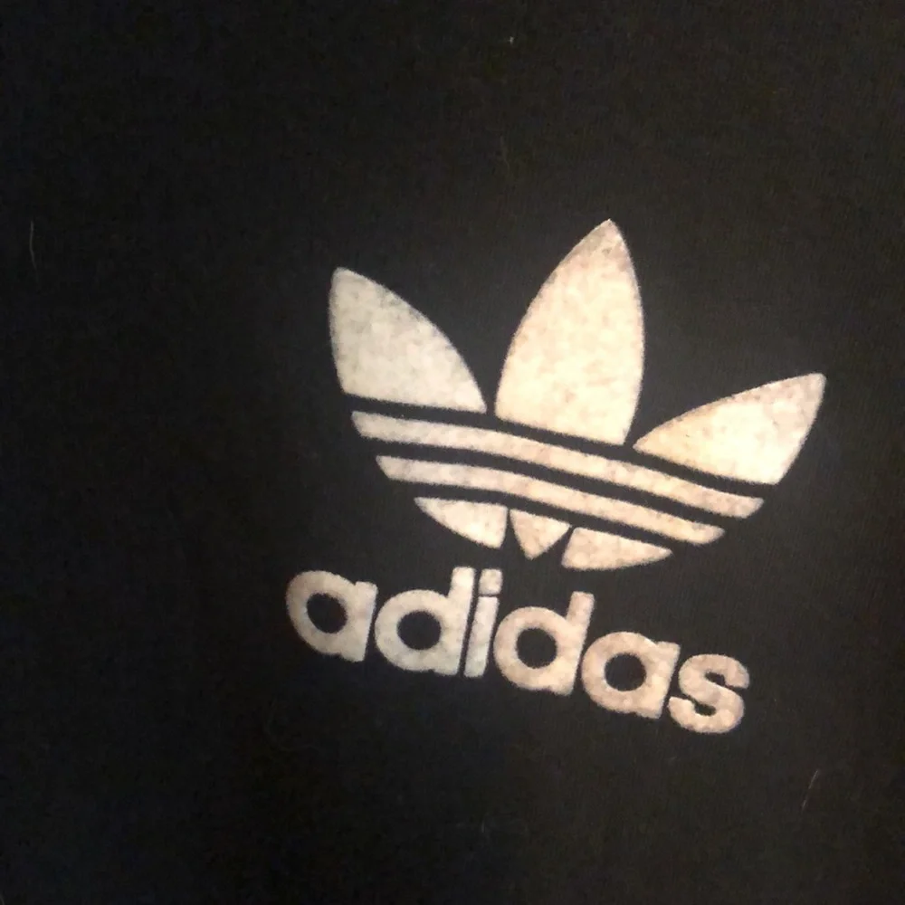 Adidas Black Tee with White Accents - Picture 3 of 4